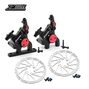 ZOOM Road Bikes Flat Mount Dual Action Line Pulling Hydraulic Disc Brake Calipers