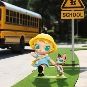 Labubu popmart babymolly Meow ชุดของเล่นแสนสนุกทำจาก PVC กล่องปริศนาขนาด1/12ของขวัญอินเทรนด์สำหรับนักสะสม - Product Image 5