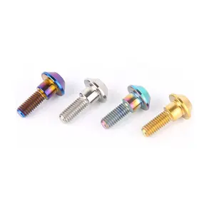 M6 M8 Allen head titanium Screws Umbrella Head Motorcycle Shell Hex Mushroom head Bolt