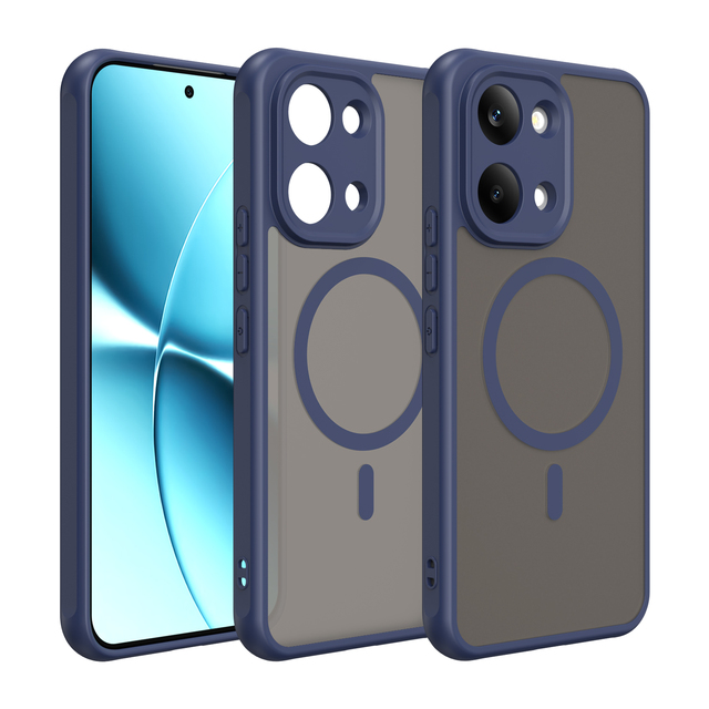 Magnetic Matte Skin-friendly Phone Case for Xiaomi Poco X8 Pro Max Shockproof Lens Protection Cover