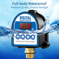 Interrupteur automatique de pompe à eau, contrôleur de pression numérique avec réglage HI/LO, protection contre la pénurie d'eau
