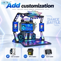 Machine de jeu vidéo musicale de danse à monnayeur pour centre de jeux