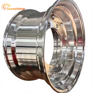 ISO、TS16949認証取得済み 22.5x14インチ 高品質クローム仕上げアルミトラックリム 新品チューブレスタイヤホイールリム 工場直販価格 - Product Image 2