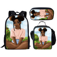 Dropship Sac à dos imperméable et résistant à l'abrasion Cool Girl Design Sustainable Backpack for Girls' Schoolbag 17 Inch