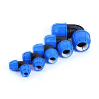 Vente en gros Raccord de tuyau PE-HD 20-110mm Pn16 Raccord de compression PP Raccord 602 Plomberie Raccord PE-HD