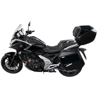 Ensemble de trois valises pour moto Honda NC750X : Top Case 50L, Side Case gauche 33L et Side Case droit 30L – Système de rangement arrière