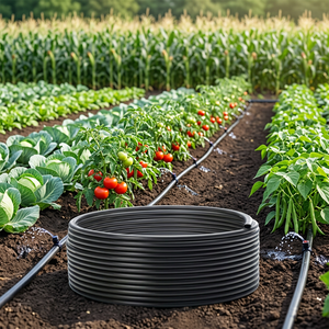 DEKKO - Manguera de Riego por Goteo de HDPE Negro, Redonda, de 20 mm, para Uso Agrícola - Product Image 4
