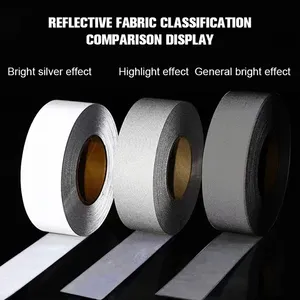 Various Models Customized Reflective Tape Wholesale Cheap Hi Vis Reflective Safety Fabric For Safety Vests Jacket
