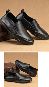 <span class=keywords><strong>Scarpe</strong></span> da Uomo Nuovo Modello Primaverile in Pelle Bovina di Prima Qualità con Suola in Gomma, <span class=keywords><strong>Scarpe</strong></span> in Pelle alla Moda Versatili per Business e Casual - Product Image 5