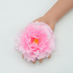 ดอกโบตั๋นประดิษฐ์จาก Dongchen Crafts ดอกไม้ผ้าไหม 7G สำหรับตกแต่งงานแต่งงาน ตกแต่งบ้าน และจัดวางบนโต๊ะ - Product Image 2