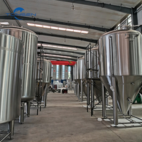 Fermenteur conique à double enveloppe sanitaire pour la fermentation de la bière artisanale et du vin de fruits