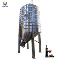SS304 Floatinglid Tops 2000L et 3000L 5000L réservoirs de fermentation de vin en acier inoxydable pour la fabrication de vin