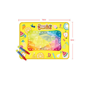 交通主题50 * 70厘米可重复使用的魔术画Diy彩色儿童涂鸦水帆布画垫 - Product Image 6