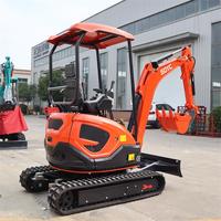 Mini-Pelle Compacte Gratuite EPA CE, Chenillée, Micro-Excavatrice 2 Tonnes 1.8 Tonne, Moteur Kubota, Hydraulique, pour Ferme