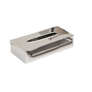 Classic Designer <b>Facial</b> Paper Holder Box Handcrafted Table Decoration Desktop Stainless Steel Napkin Holder - Product Image 2