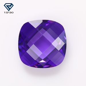 5A calidad <span class=keywords><strong>de</strong></span> grado 3*3-10*10mm Cojín tablero <span class=keywords><strong>de</strong></span> cuadros doble corte Varios <span class=keywords><strong>colores</strong></span> zirconia cúbica gemas sueltas piedras preciosas sintéticas CZ - Product Image 4
