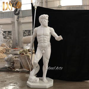 Statuette de sexe romain en marbre, sculpture masculine, idéal en pierre, art idéal - Product Image 2