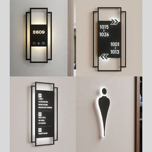 EZD Customized LED Door Sign ADA Hotel Room <strong>Number</strong> Durable Acrylic Door <strong>Number</strong> Signs For Hotel Room And Apartment Wayfinding - Product Image 2