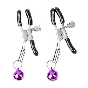 Bdsm Metalen Tepelklemmen Met Bel Volwassen Flirten Seksspeeltjes Bondage Kits Tepel Borstklem Clip Groothandel Tepelklemmen Vrouwen - Product Image 1