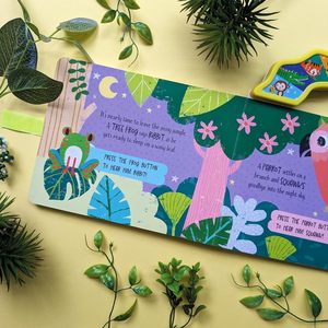 Libros de Sonidos Interactivos con Asas Integradas para la Hora del Cuento y Sonidos Interesantes - Product Image 2