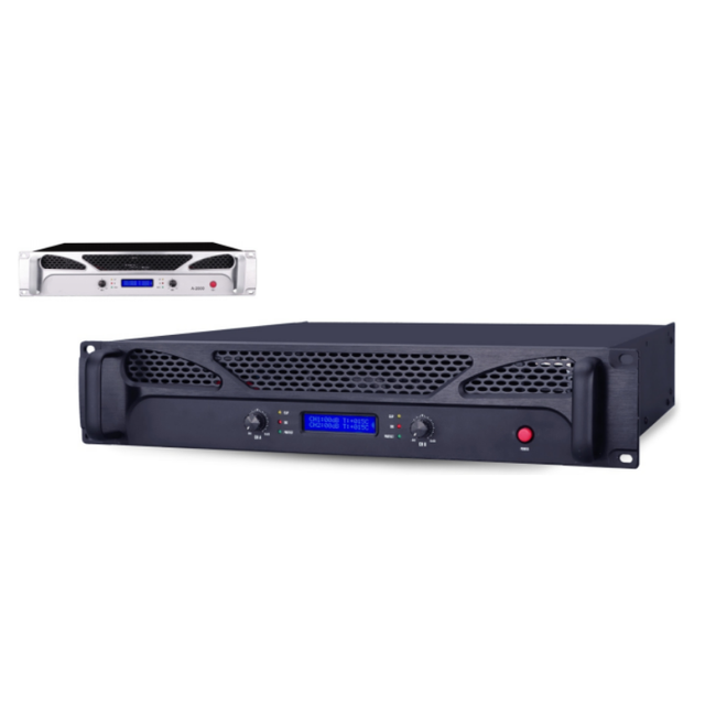 Professional Pure Class D Power Amplifier for Stage Performances, Conferences, and Bars - High-Power Dual-Channel Amplifier