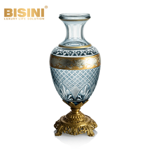 Grande Vaso in Vetro Colorato per Villa, Accessorio di Lusso per <span class=keywords><strong>Soggiorno</strong></span>, Vaso da Terra in Vetro Colorato per Ingresso - Product Image 4