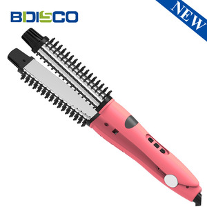 Bdisco 3 In 1 Ceramic Hair Straightener With Adjustable Temperature For Electric Hair Curling Iron - Product Image 1
