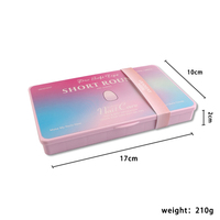 Uñas Postizas Personalizadas, Acrílicas, Cortas, Redondas, Degradado Rosa Claro, Cobertura Total, PMMA, para Extensión de Uñas, DIY
