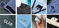 Robe de change imperméable et coupe-vent personnalisée pour adultes unisexes, pour les surfistes