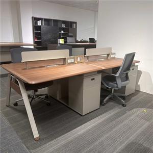 Panneau acoustique modulaire commercial <span class=keywords><strong>avec</strong></span> gestion des câbles, socle latéral, <span class=keywords><strong>bureau</strong></span> de direction pour ordinateur - Product Image 3