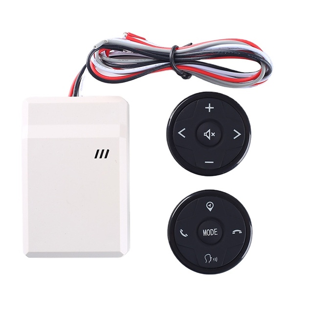 Steering Wheel Controller Wireless Car Remote Control Car Key Button for Car Stereo Auto Radio Player