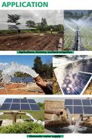 Sénégal Outdoor AC DC 3 "River Solar Booster Water Pump System avec énergie solaire