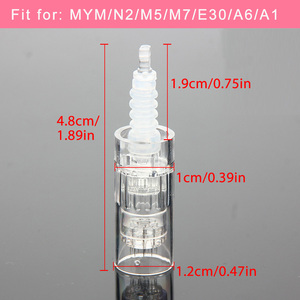 Agujas de Repuesto para <span class=keywords><strong>Dermapen</strong></span>, Cartuchos de Bayoneta 9/12/24/36/Nano, para <span class=keywords><strong>Dermapen</strong></span> <span class=keywords><strong>M7</strong></span> M5 N2 E30 A10, Puntas de Microagujas - Product Image 2