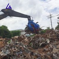 Grappes de démolition et grappes à déchets ISO 9001 pour excavatrice, kit de pièces d'usure CE pour démontage ELV