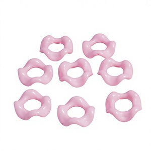 <span class=keywords><strong>Perles</strong></span> rondes en acrylique/plastique/lucite de 16 mm avec entretoises pour la fabrication de stylos DIY et de bracelets, en couleurs assorties - Product Image 4