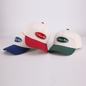 Cappelli da Baseball Non Strutturati a 5 Pannelli con Visiera Leggermente Curva e Patch Ricamata in Cotone - Product Image 5
