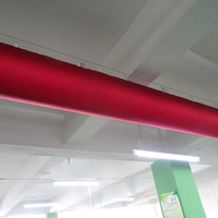 Conduits d'air flexibles industriels en tissu polyester pour systèmes CVC, ventilation, conception personnalisable, économie d'énergie, gymnases, usines, sports