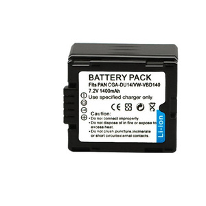 Batterie CGA-DU14 1400mAh DU14A pour Panasonic NV-GS28 GS32 GS500 CE Certifiée RoHS Vente en Gros Série Haute Capacité - Product Image 1