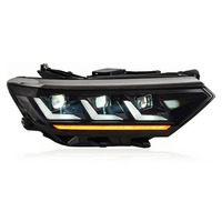 Feux de voiture pour VW Passat B8, projecteur de phare, lentille 2016-2018, signal dynamique, phare LED, feux de jour DRL, accessoire automobile
