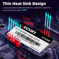كيسين M.2 SSD PCIe 3 gb gb NVMe PCIe الصلبة ، SSD M.2 Nvme
