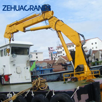 Grue de pont télescopique Onmarine en promotion – Grue de quai pour bateau avec télécommande sans fil, portée 2m-6m