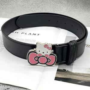 <span class=keywords><strong>Ceinture</strong></span> rose assortie avec diamant KT Cat <span class=keywords><strong>Bandeau</strong></span> Millennium Spice Girls Y2K Denim Accessoires avec boucle en alliage - Product Image 6