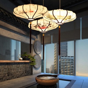 โคมไฟระย้าสไตล์จีนแบบนีโอจีน ขนาด 40 ซม. 60 ซม. 80 ซม. ไฟ LED สำหรับโรงแรม ร้านอาหาร ร้านน้ำชา โคมไฟตกแต่ง - Product Image 4