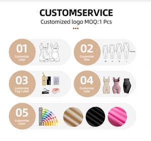 <span class=keywords><strong>Body</strong></span> <span class=keywords><strong>Modellante</strong></span> Senza Cuciture con Compressione Forte e Vita Regolabile per Donna, Ideale per Modellare la Figura e l'Uso Quotidiano - Product Image 6