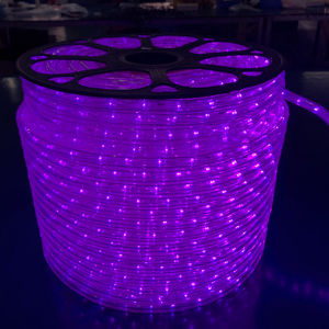 Luz 230V púrpura impermeable Ip67 Hada FIESTA <span class=keywords><strong>DE</strong></span> <span class=keywords><strong>Navidad</strong></span> boda vacaciones decoración guirnalda <span class=keywords><strong>manguera</strong></span> tubo luz al aire libre hogar - Product Image 1