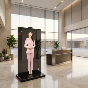 จอแสดงผลโฆษณา AI ขนาด 75 นิ้ว 3 <span class=keywords><strong>ม</strong></span>ิติ โฮโลแกรมโปร่งใส รุ่น UT-75SQT2 ความละเอียด 4K ความสว่าง 1000000:<span class=keywords><strong>1</strong></span> 1000cd/m - Product Image 3