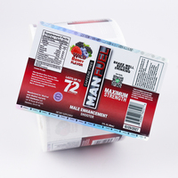 Autocollant en vinyle auto-adhésif personnalisé, impression Bopp, autocollant pour bouteille, logo, étiquette holographique brillante, étiquette imperméable