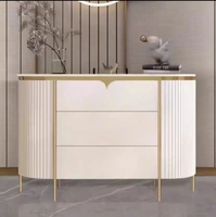 Armoire console simple moderne tiroir armoire à chaussures buffet français lumière luxe rock board cloison armoire de rangement