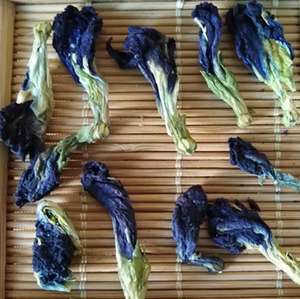 Té de color azul natural crudo Clitoris Ternatea flores secas - Product Image 3