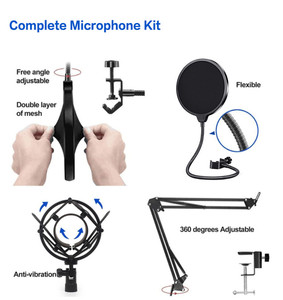 BM800 apparecchiature per Podcast in Studio di registrazione pacchetto V8 Voice Changer per lo Streaming Live di YouTube Vlogs comunicazione cablata - Product Image 5